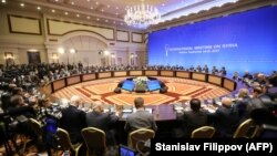 Астанада өткен Сирия бейбіт келіссөзінің алтыншы раунды. 14-15 қыркүйек 2017 жыл.