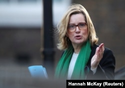 British Home Secretary Amber Rudd