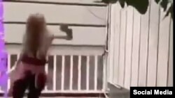 Screen grab from one of the young women who posted their dance videos on Instagram.