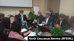 Муфтий Хаджимурат Гацалов на встрече с гостями