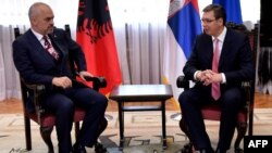 Razgovor dvojice premijera Edija Rame i Aleksandra Vučića u Beogradu, 13. oktobar 2016.
