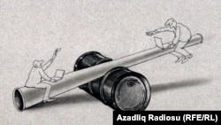 Azerbaýjanly karikaturaçy Raşid Şerifiň Býujet atly 