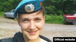 Украинская летчица Надежда Савченко.