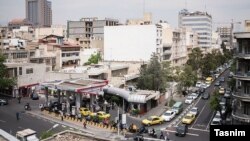 Long line of cars at a gas station in Tehran as news of possible gasoline rationing rattled drivers. May 01, 2019.