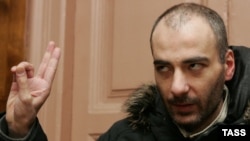 Vasily Aleksanyan in a court in Moscow in February 2008
