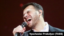 Emin Agalarov performs in Krasnogorsk on December 10
