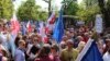 Демонстрация в Варшаве в поддержку Конституции 