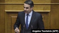 Претседателот на најголемата грчка опозициска партија, Нова демократија, Кирјакос Мицотакис