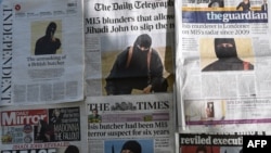 A masked Islamic State militant known as "Jihadi John" was seen in videos beheading journalists in 2015.