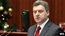 Претседателот Ѓорге Иванов.