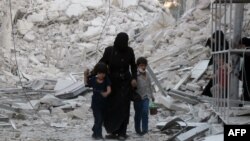 Алепа пасьля чарговага бамбаваньня. 23 верасьня 2016 году