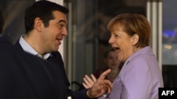 Angela Merkel și Alexis Tsipras