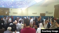 Voters during the Iranian presidential election, May 19, 2017