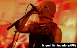 Мария Алехина на выступлении в Сан-Паулу