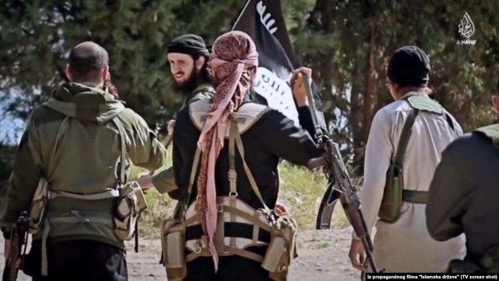 Pamje nga një video propagandistike e IS-it.