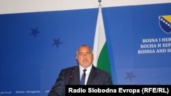 Bosnia and Herzegovina -- Boyko Borissov, the Prime Minister of Bulgaria, Sarajevo, October 27, 2017.