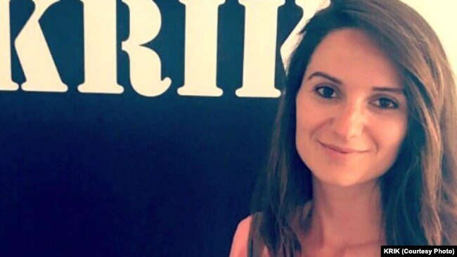 Dragana Pećo, novinarka KRIK-a, kojoj je obijen stan