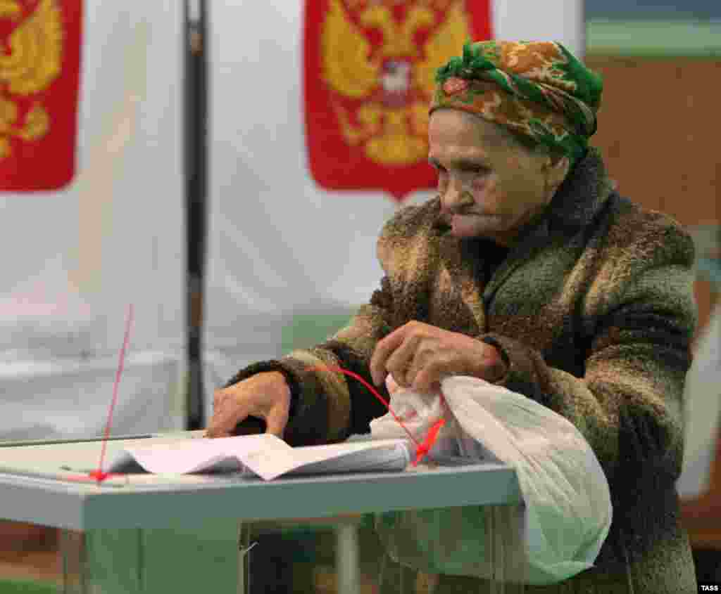 Избирательница в Ульяновске