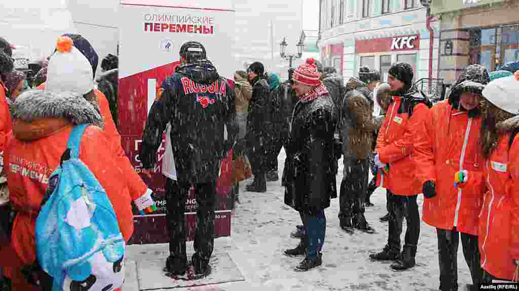 Бауман урамына урнаштырылган җылылык бирүче аппаратның беренче сынаучылары