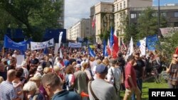 Митинг оппозиции против судебной реформы в Польше, июль 2017 года