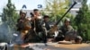 Военнослужащие в Оше во время июньских событий. 2010 год. 