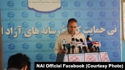 مجیب خلوتگر رئیس نهاد حمایت کننده رسانه های آزاد افغانستان ( نی) 