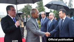 Акс аз вебсайти президенти Тоҷикистон