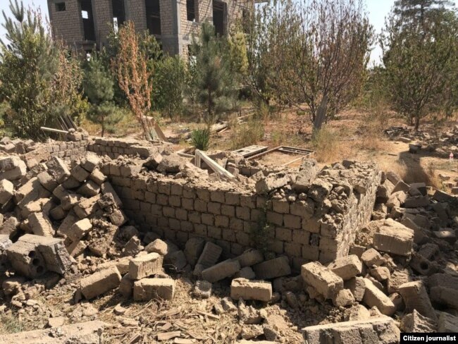 Байтқўрғонда уйлар бузиляпди