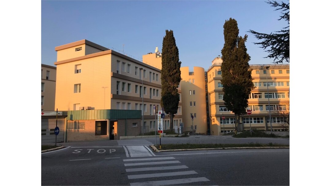Італійський шпиталь в Урбіно, в якому допомагали українські лікарі