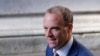 Britain's Foreign Secretary Dominic Raab arrives at 10 Downing street for a cabinet meeting in London, July 25, 2019