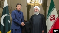 د ایران ولسمشر حسن روحاني او د پاکستان صدراعظم عمران خان