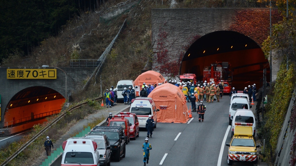 At Least Five Dead In Japanese Tunnel Collapse