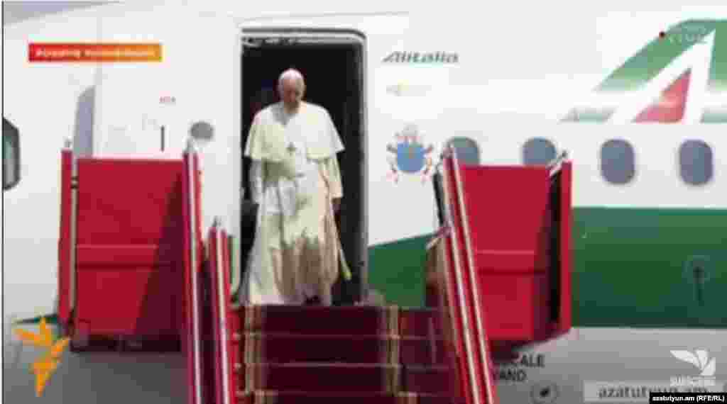 Pope Francis Arrives In Armenia, 24June, 2016