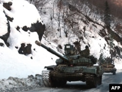 Gürcüstanda rus tankları, 21 yanvar 2009