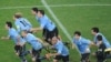 Уругвајците го слават пласманот во полуфиналето