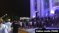 Atambaev tərəfdarları Bişkekdə etiraz edir, 8 avqust, 2019-cu il