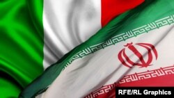 بیرق‌های ایران و ایتالیا