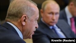 Predsjednik Turske Recep Tayyip Erdogan i Rusije Vladimir Putin