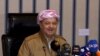 Iraqi Kurdish leadert Masud Barzani (file photo)