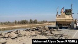 یک تانک نیروهای پولیس نظم عامه در ولسوالی مانوگی هدف انفجاری ماین قرار گرفت.