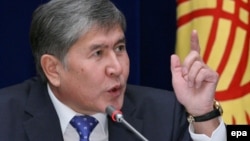 Kyrgyz President Almazbek Atambaev