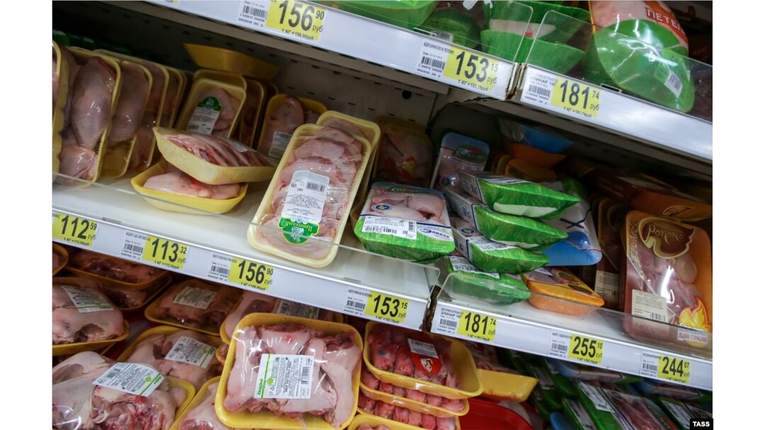 Мясные российские продукты на Украине также больше не купить