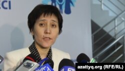 Қазақстанның еңбек және xалықты әлеуметтік қорғау министрі Тамара Дүйсенова.