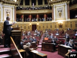 Francuski parlament tokom rasprave o zakonu, 23. siječnja 2012.