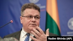 Министр иностранных дел Литвы Линас Линкявичус 