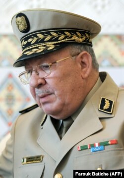 احمد قاید رئیس ستاد مشترک ارتش الجزایر