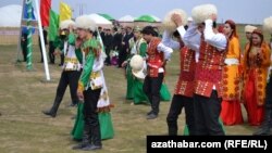 “Ahal ýaýlasynda” bellenilýän Nowruz baýramy. Arhiwden alnan surat