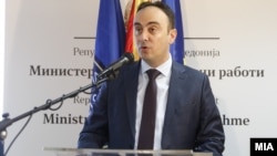 Техничкиот министер за внатрешни работи на Северна Македонија Наќе Чулев. 