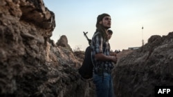 اعضای گروه کرد «يگان های مدافع خلق» در سوریه