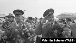 Леонов в 1965 году в Чехословакии.